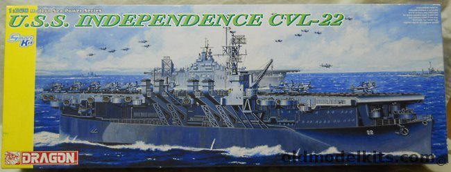 Dragon 1/350 USS Independence CVL22 Escort Carrier  - With Eduard PE Detail Set - Shakedown or War Cruise Configuration, 1024 plastic model kit